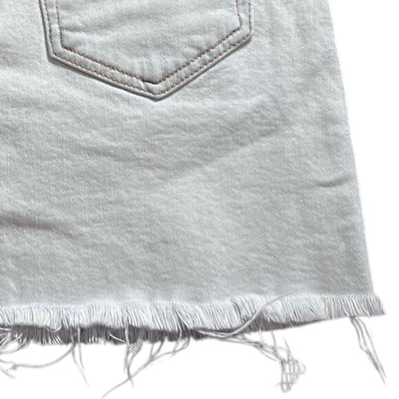 Forever 21 denim mini skirt distressed size 25 - Picture 6 of 8